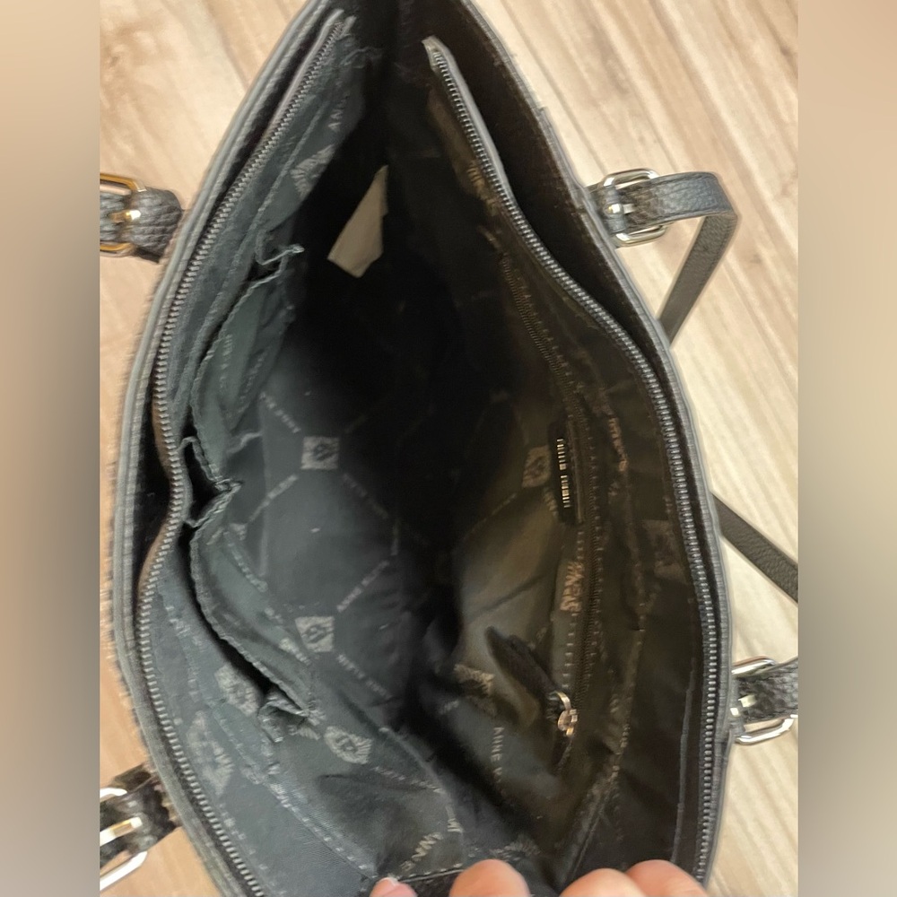 Anne Klein Python Tote Shoulder Bag - image 5